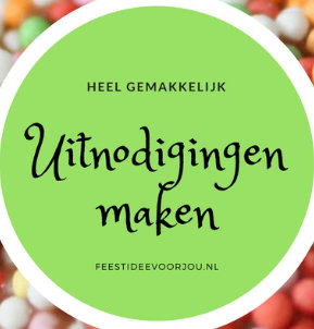 Beste Uitnodiging kinderfeestje - FeestIdee WW-64